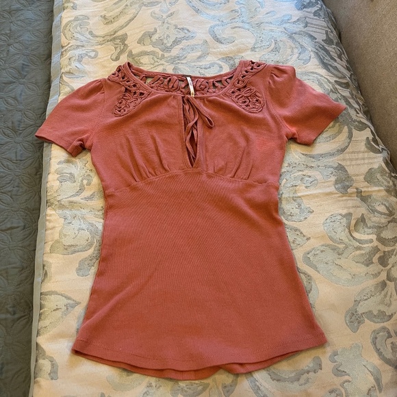 Free People Pink Shirt - Picture 3 of 5